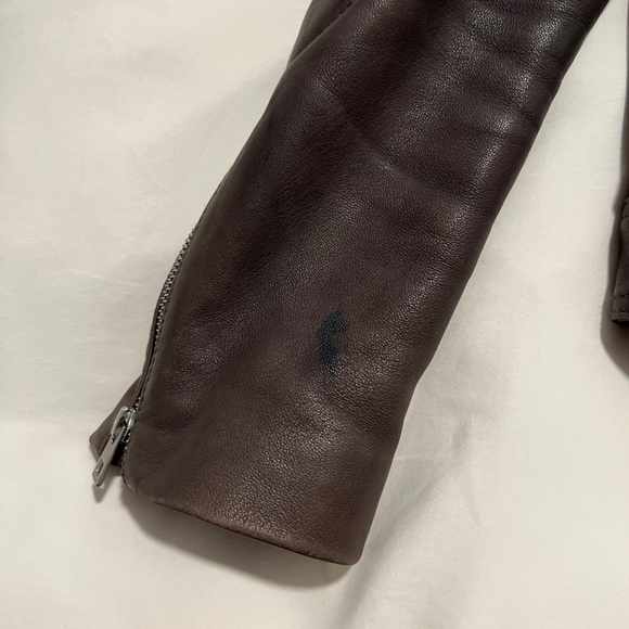 Zadig & Voltaire Grey Leather Jacket - XS - Sheep's Leather - Picture 10 of 10